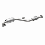 MagnaFlow 24429 hm grade direct-fit catalytic converter, front three-quarter view of the turntable spin