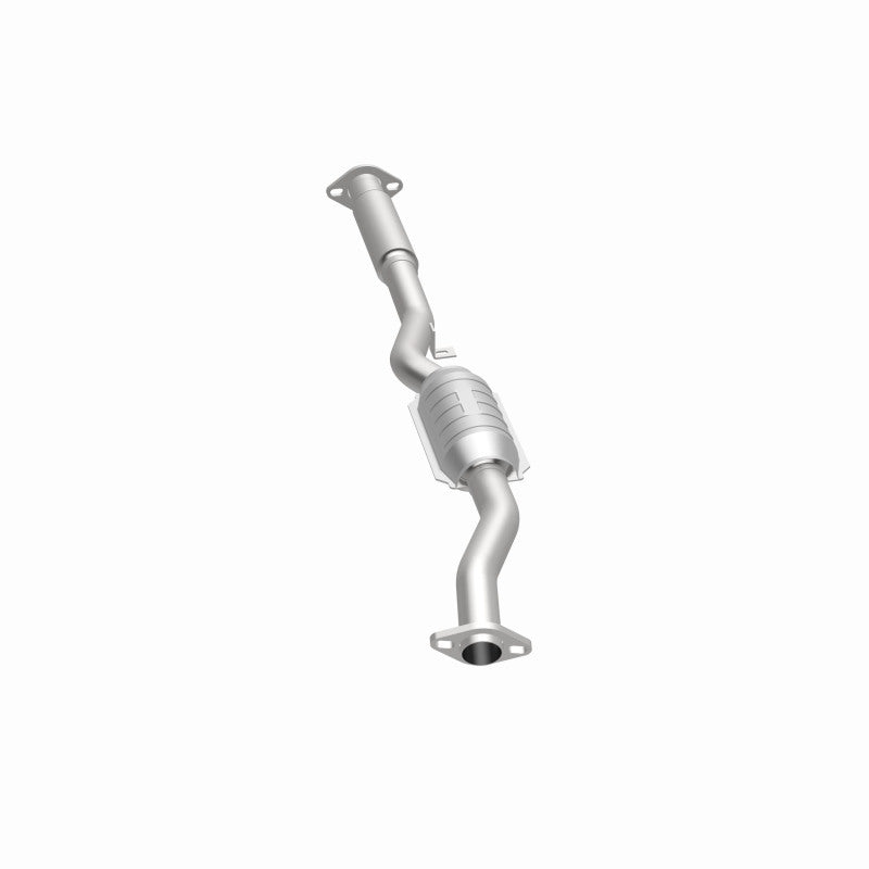 MagnaFlow 22768 epa direct-fit catalytic converter, opposite side view of the turntable spin