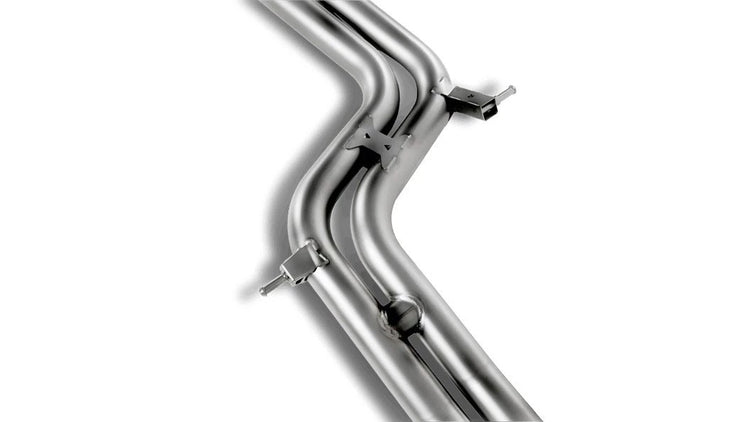Akrapovic Link Pipe Stainless Steel - Audi S5 Coupe (8T), 2007-2011 - autotalent