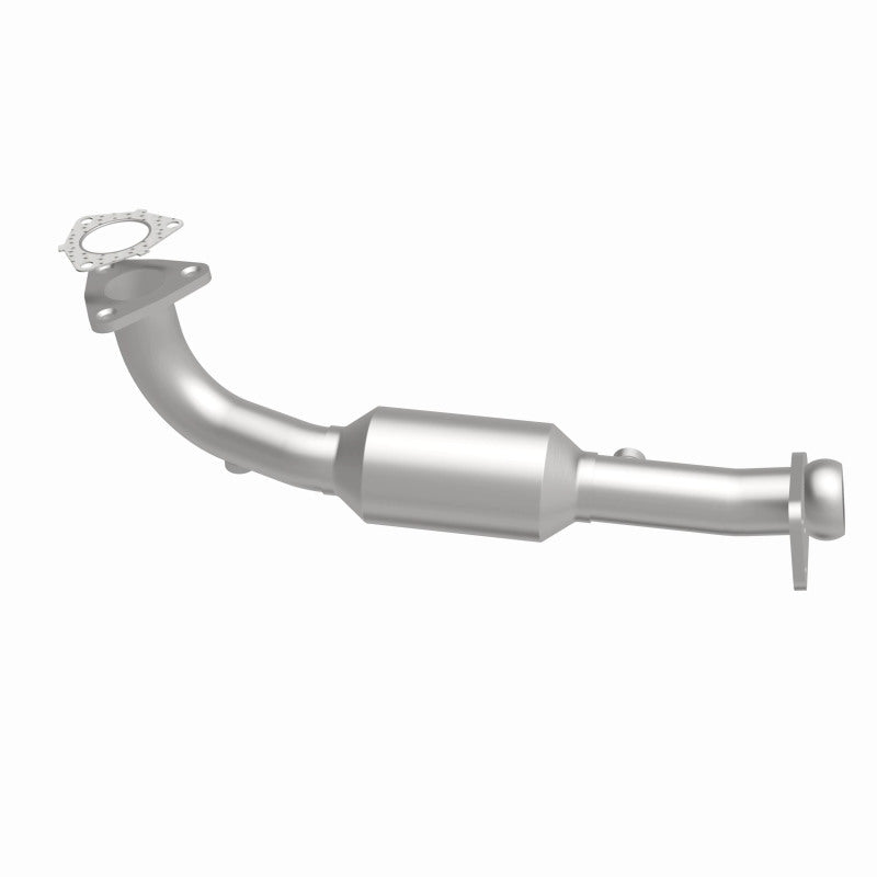 MagnaFlow 4481184 carb direct-fit catalytic converter, side view of the turntable spin