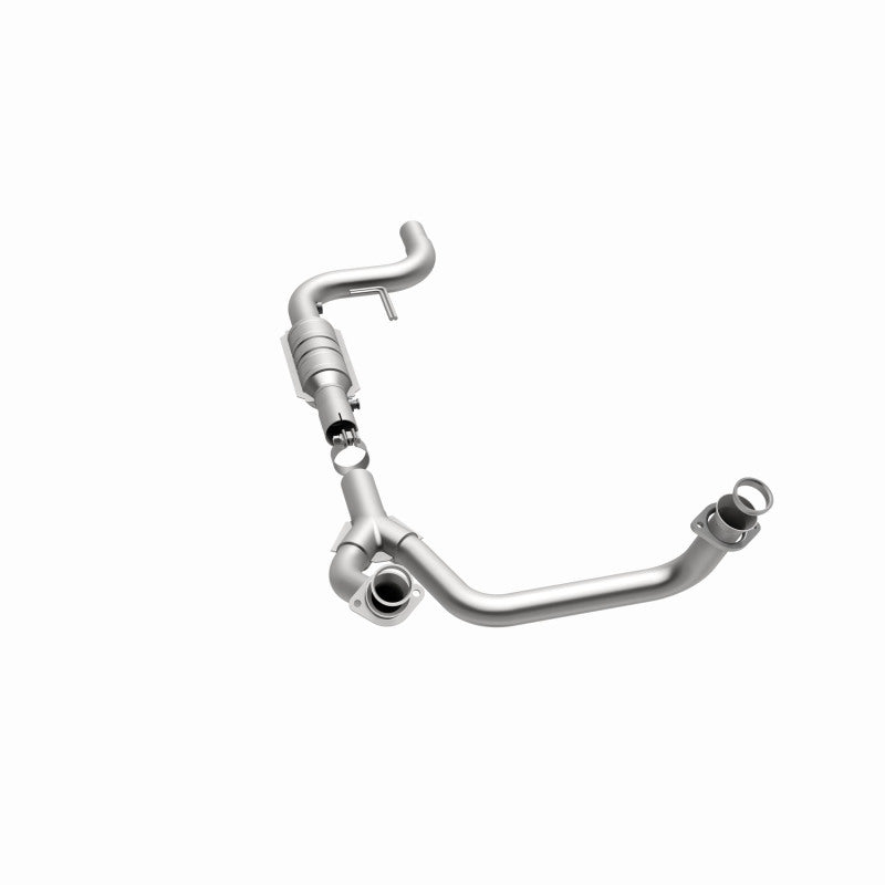 MagnaFlow 93435 hm grade direct-fit catalytic converter, opposite side view of the turntable spin