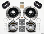 Wilwood Forged Dynalite P/S Park Brake Kit Drilled AMC 71-74 2.60in Offset