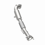 MagnaFlow 280030 oem grade direct-fit catalytic converter, opposite rear three-quarter view of the turntable spin