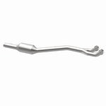 MagnaFlow 51472 oem grade direct-fit catalytic converter, opposite rear three-quarter view of the turntable spin
