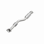 MagnaFlow 93136 hm grade direct-fit catalytic converter, opposite front three-quarter view of the turntable spin