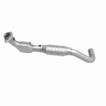 MagnaFlow 51801 oem grade direct-fit catalytic converter, side view of the turntable spin