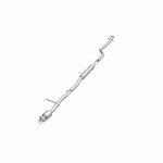 MagnaFlow 52043 oem grade direct-fit catalytic converter, opposite front three-quarter view of the turntable spin