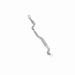 MagnaFlow 52217 oem grade direct-fit catalytic converter, rear three-quarter view of the turntable spin