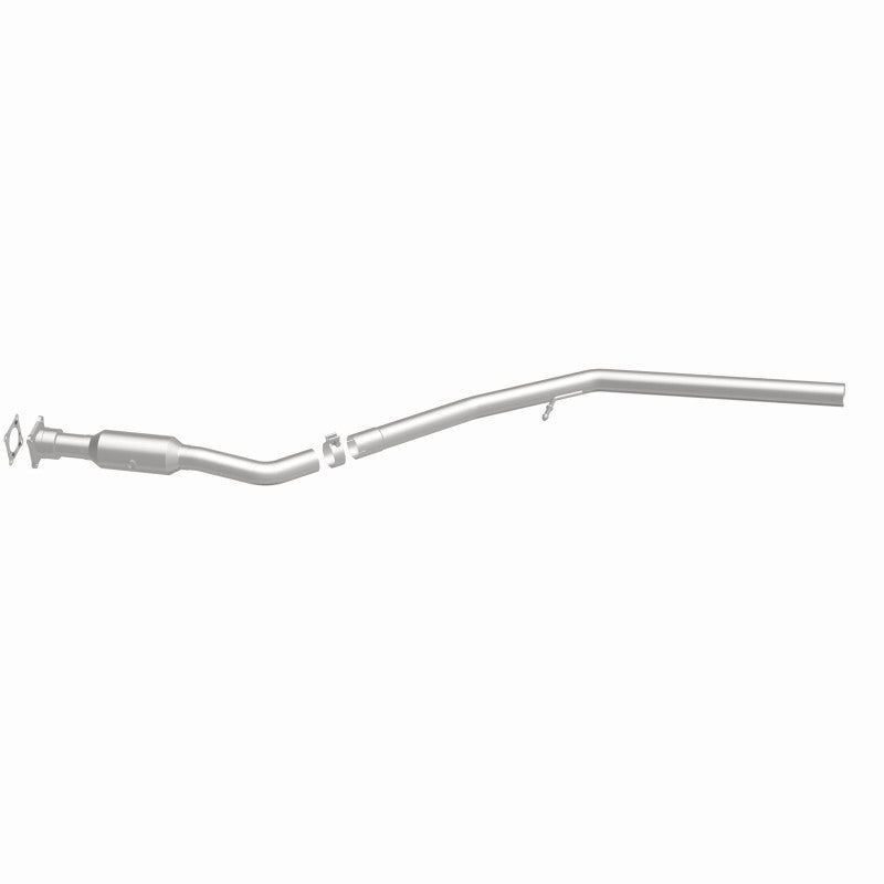 MagnaFlow 4551948 carb direct-fit catalytic converter, side view of the turntable spin