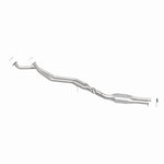 MagnaFlow 23559 epa direct-fit catalytic converter, side view of the turntable spin