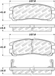 StopTech Street Select Brake Pads - Rear