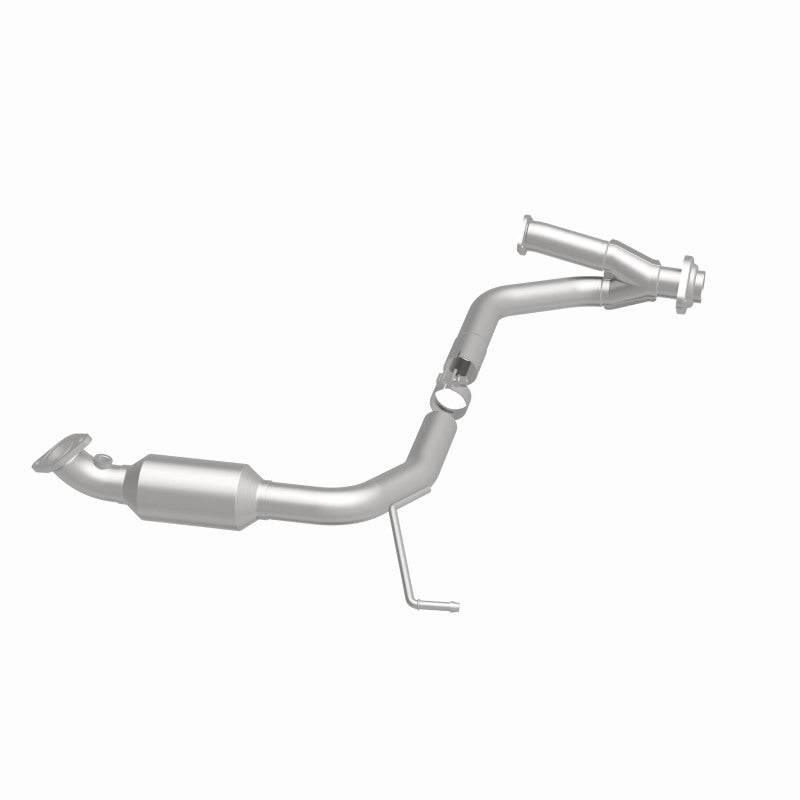 MagnaFlow 5491701 carb direct-fit catalytic converter, side view of the turntable spin