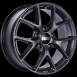 BBS SR 18x8 5x130 ET50 CB71.6 Satin Grey Wheel