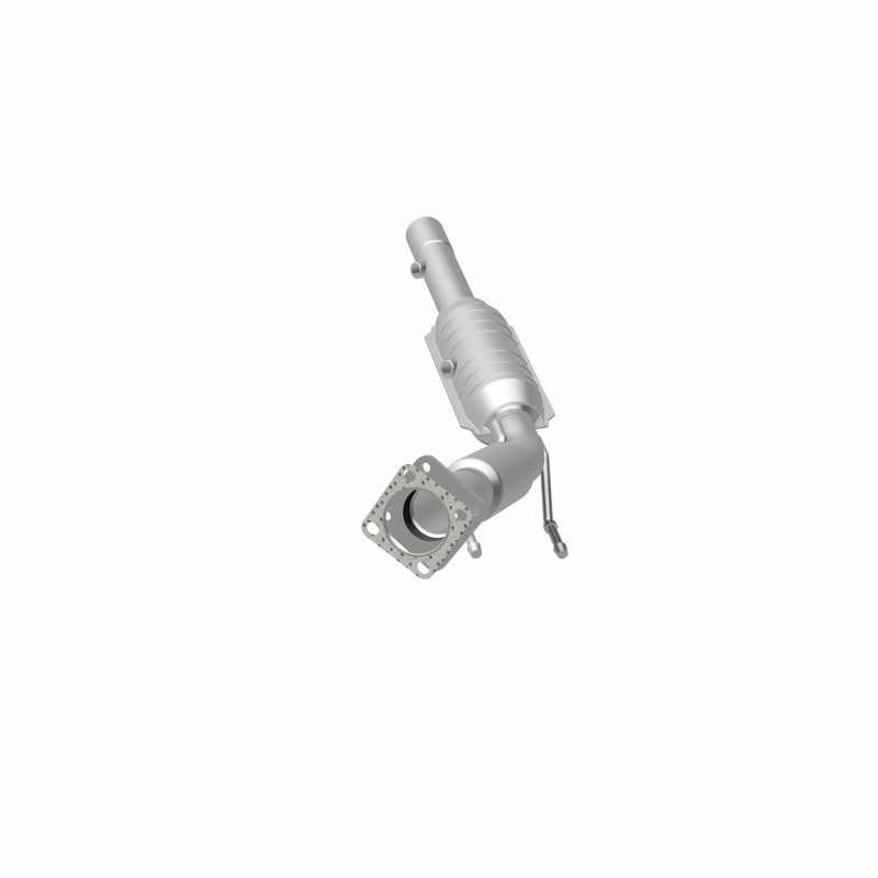 MagnaFlow 49990 oem grade direct-fit catalytic converter, opposite side view of the turntable spin