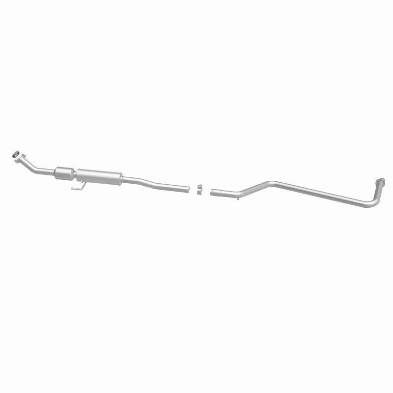 MagnaFlow 52462 oem grade direct-fit catalytic converter, side view of the turntable spin
