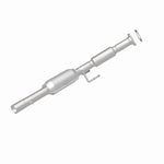 MagnaFlow 49990 oem grade direct-fit catalytic converter, rear view of the turntable spin