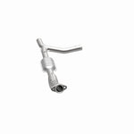 MagnaFlow 458002 carb direct-fit catalytic converter, opposite side view of the turntable spin