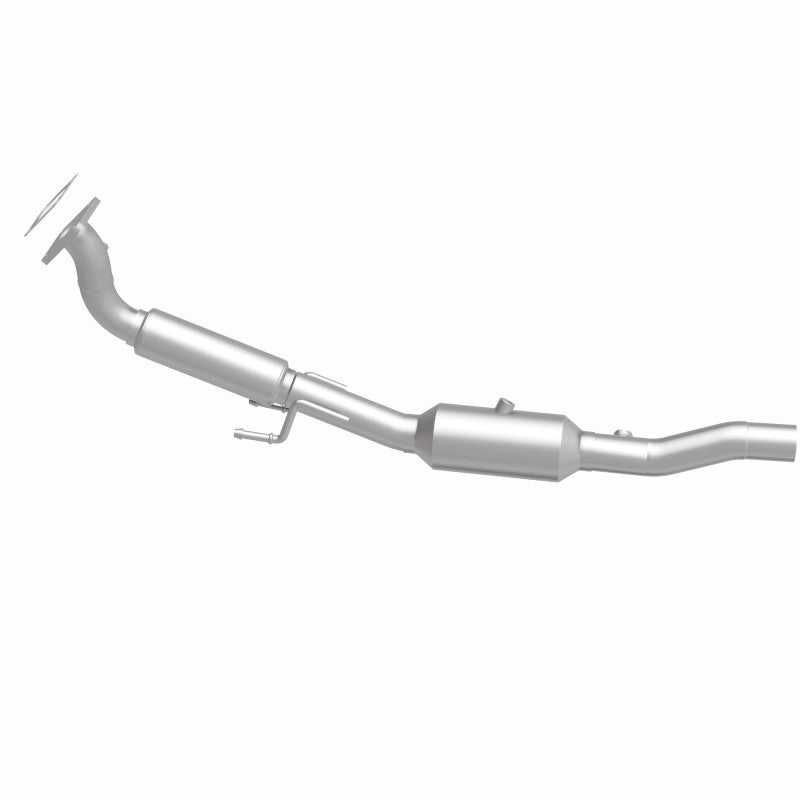 MagnaFlow 5461464 carb direct-fit catalytic converter, side view of the turntable spin