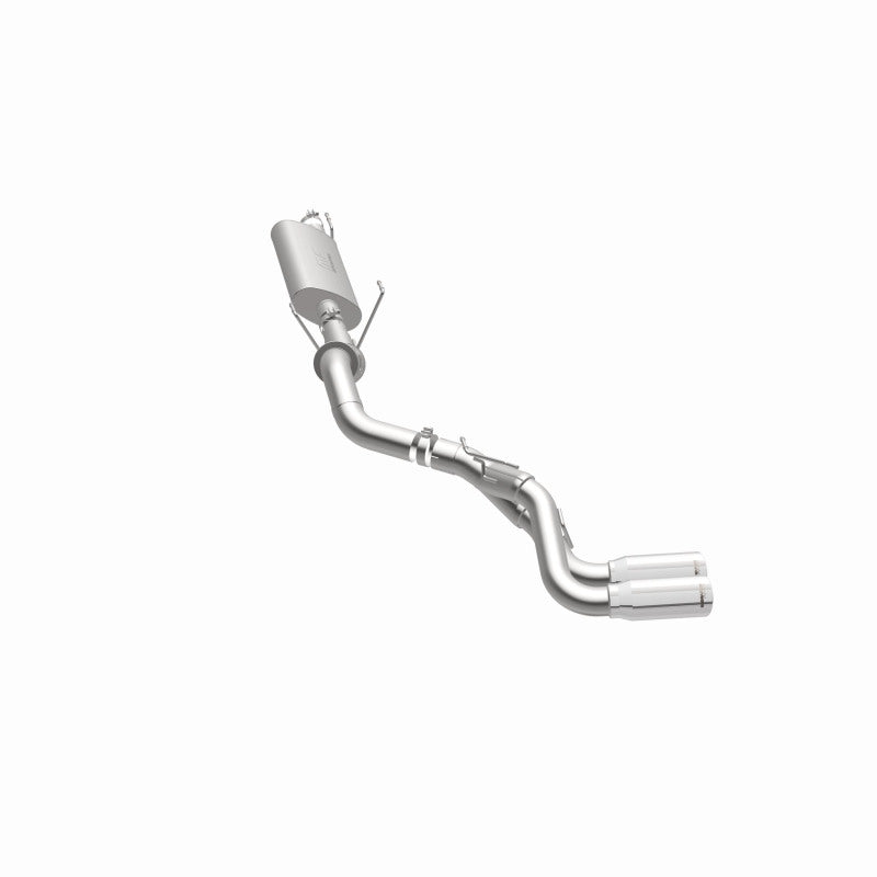MagnaFlow 15333 street series cat-back exhaust, opposite side view of the turntable spin