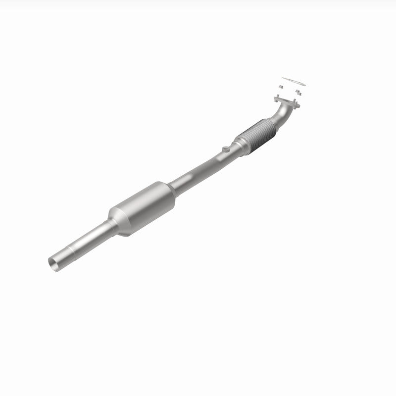 MagnaFlow 52475 oem grade direct-fit catalytic converter, rear view of the turntable spin