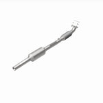 MagnaFlow 52475 oem grade direct-fit catalytic converter, rear view of the turntable spin