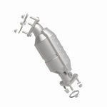 MagnaFlow 447199 carb direct-fit catalytic converter, side view of the turntable spin