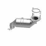 MagnaFlow 52015 oem grade direct-fit catalytic converter, opposite front three-quarter view of the turntable spin