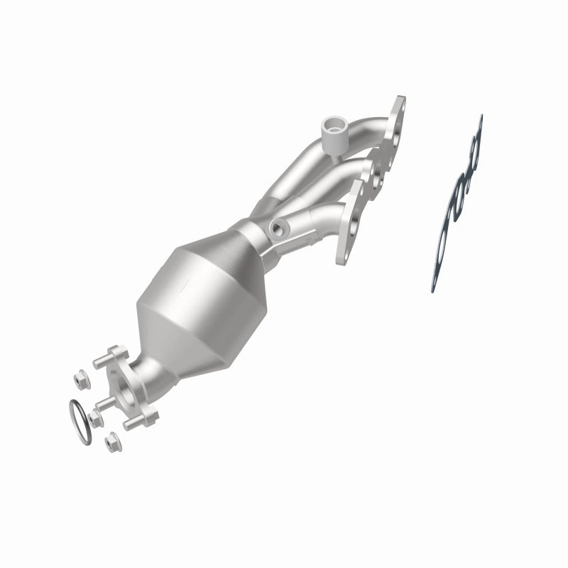 MagnaFlow 49997 oem grade manifold converter, opposite side view of the turntable spin
