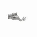 MagnaFlow 5531762 carb manifold converter, opposite front three-quarter view of the turntable spin