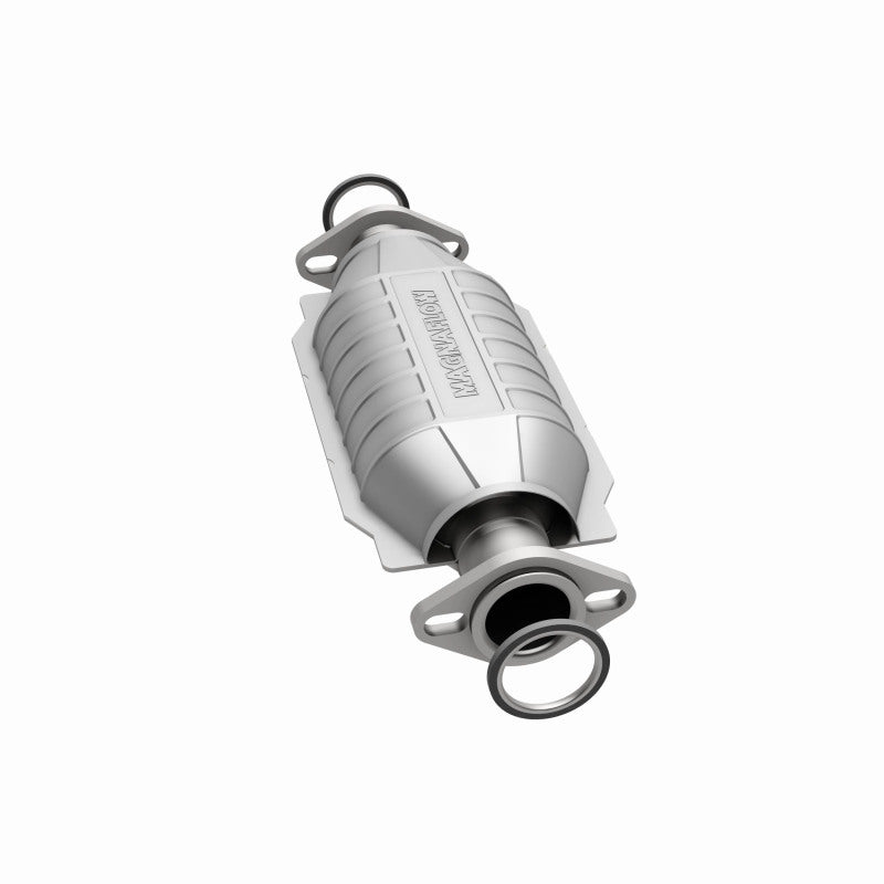MagnaFlow 23244 hm grade direct-fit catalytic converter, opposite side view of the turntable spin