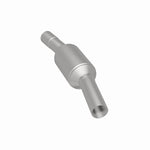 MagnaFlow 3391432 carb direct-fit catalytic converter, rear three-quarter view of the turntable spin