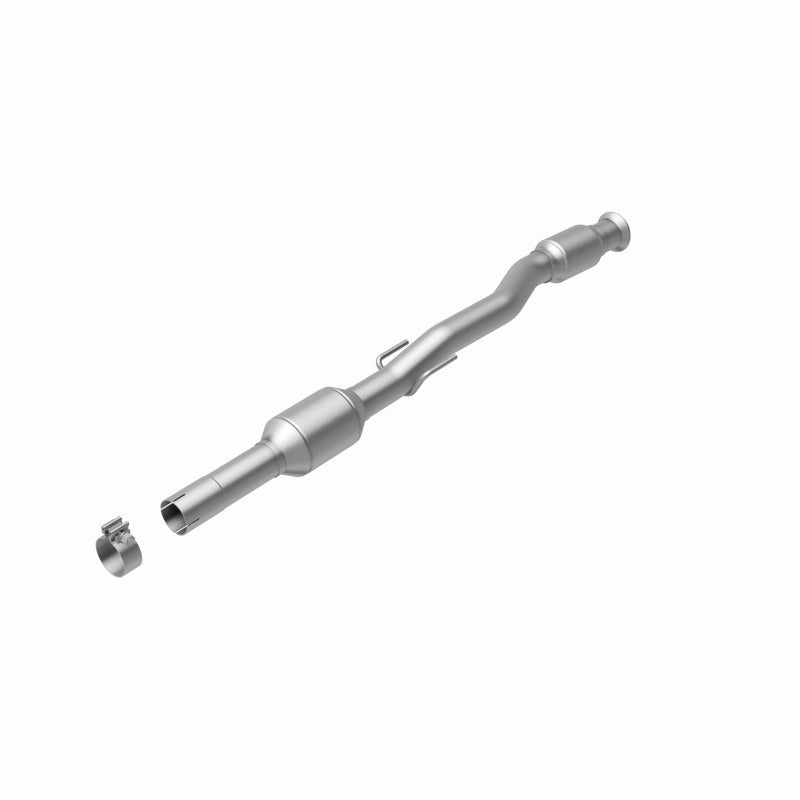 MagnaFlow 49846 oem grade direct-fit catalytic converter, rear view of the turntable spin