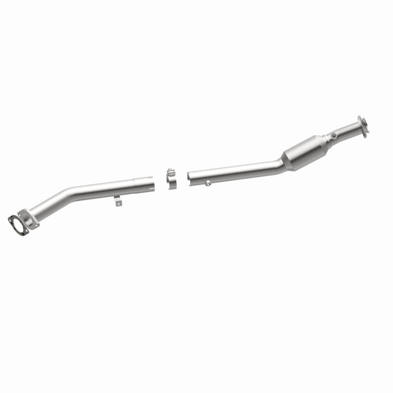 MagnaFlow 4561030 carb direct-fit catalytic converter, opposite side view of the turntable spin