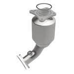 MagnaFlow 49322 oem grade direct-fit catalytic converter, front three-quarter view of the turntable spin
