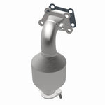 MagnaFlow 52230 oem grade manifold converter, opposite rear three-quarter view of the turntable spin