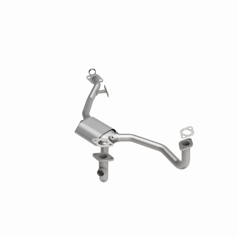 MagnaFlow 23868 epa direct-fit catalytic converter, opposite side view of the turntable spin