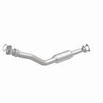 MagnaFlow 51996 oem grade direct-fit catalytic converter, front three-quarter view of the turntable spin