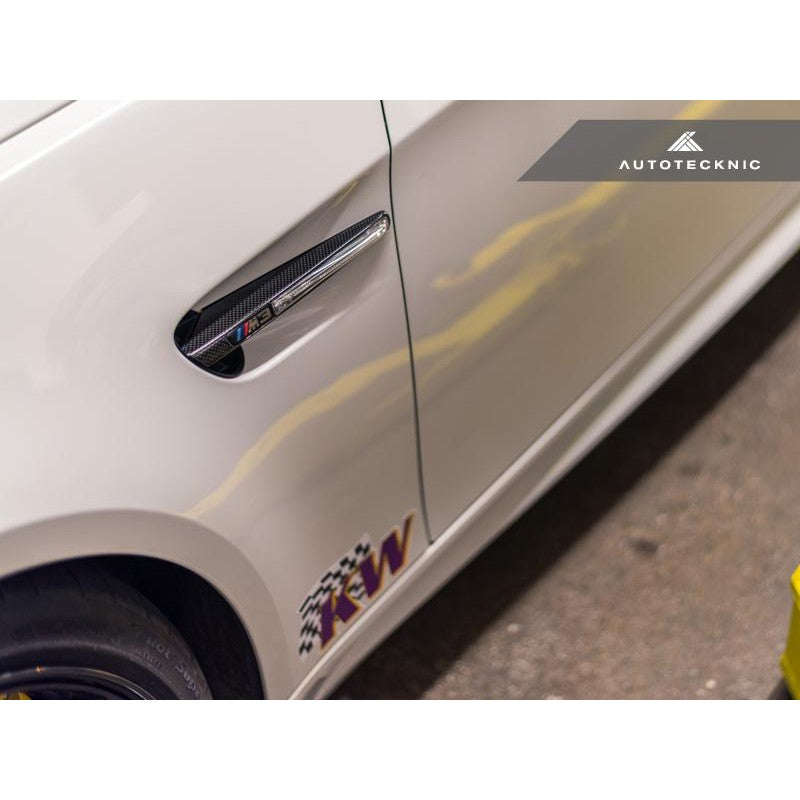 AutoTecknic Aero Replacement Carbon Fiber Fender Gills For BMW M3 - AutoTalent