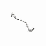 MagnaFlow 24535 hm grade direct-fit catalytic converter, opposite side view of the turntable spin