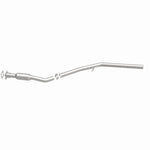 MagnaFlow 93202 hm grade direct-fit catalytic converter, side view of the turntable spin