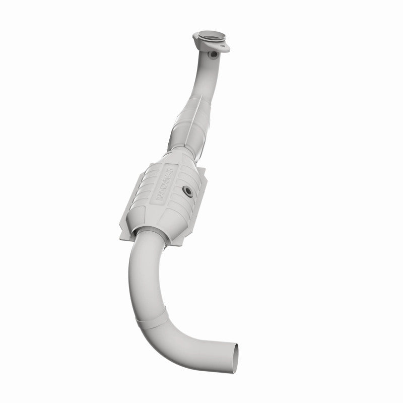 MagnaFlow 51238 oem grade direct-fit catalytic converter, side view of the turntable spin