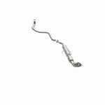 MagnaFlow 52581 oem grade direct-fit catalytic converter, opposite side view of the turntable spin