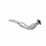 MagnaFlow 93687 hm grade direct-fit catalytic converter, rear view of the turntable spin