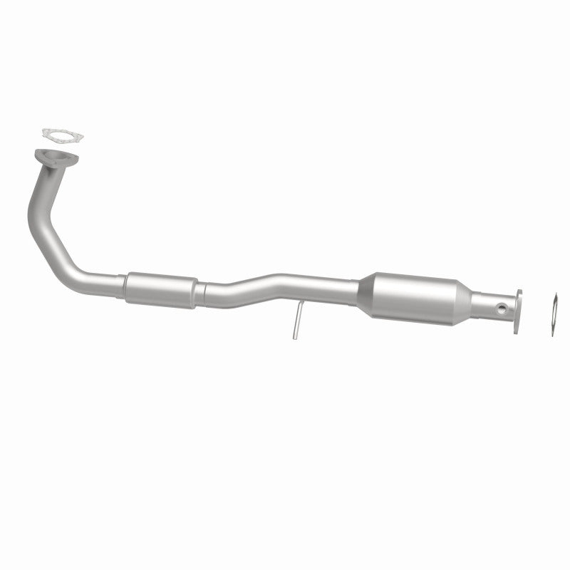 MagnaFlow 23956 hm grade direct-fit catalytic converter, side view of the turntable spin