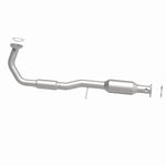 MagnaFlow 23956 hm grade direct-fit catalytic converter, side view of the turntable spin