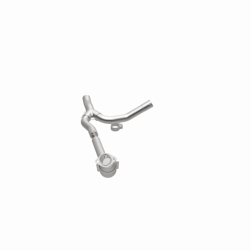 MagnaFlow 93420 hm grade direct-fit catalytic converter, opposite side view of the turntable spin