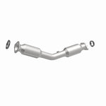 MagnaFlow 5411166 carb direct-fit catalytic converter, front three-quarter view of the turntable spin