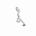 MagnaFlow 52417 oem grade direct-fit catalytic converter, opposite side view of the turntable spin