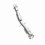 MagnaFlow 24144 hm grade direct-fit catalytic converter, rear three-quarter view of the turntable spin