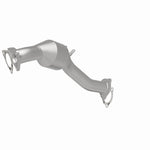MagnaFlow 52400 oem grade direct-fit catalytic converter, rear three-quarter view of the turntable spin